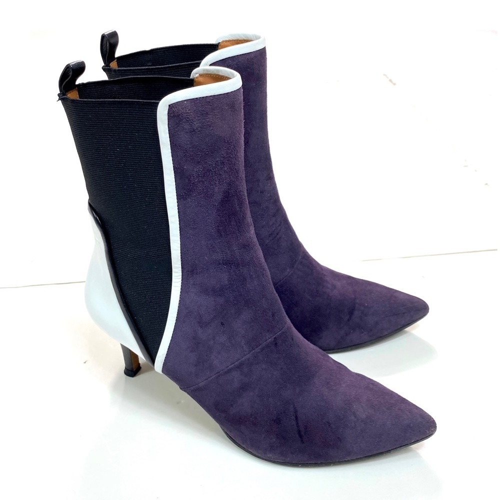 & Other Stories Color-Block Suede Pointed Toe Kit… - image 2